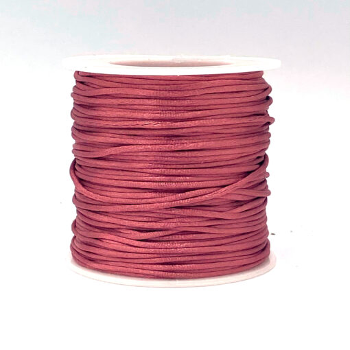 Satijn draad 1.5mm Vintage roze