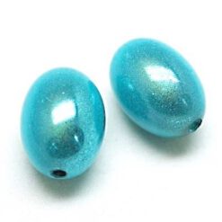 Miracle 3D kralen Aqua 14x19mm