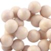 Houten Kralen Natural beige 8mm