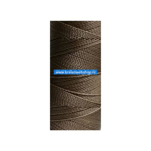 Braziliaans polyester waxkoord 1mm Taupe