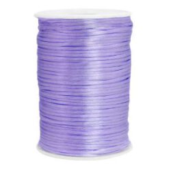 Satijn draad 1.5mm lavendel