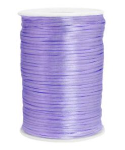 Satijn draad 1.5mm lavendel