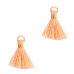 Kwastjes 1cm Gold-bright peach