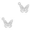 Hangers bohemian vlinder Silver
