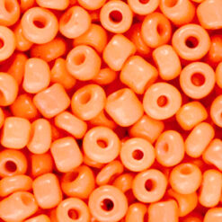 Glaskralen Rocailles 6/0 (4mm) Spicy orange