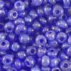 Glaskralen Rocailles 6/0 (4mm) Transparent royal blue