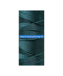 Braziliaans polyester waxkoord Pine green 1mm