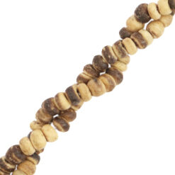 Kokos kralen disc 4mm Light brown