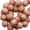 Houten Kralen Natural Vintage roze poudre