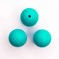 6mm acryl kralen matt Soft turquoise green