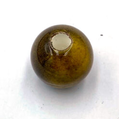 Keramiek kralen 16mm Gevlamd bruin