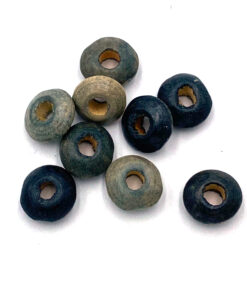 Houten kralen disc rond 7mm Grey mix (10st)