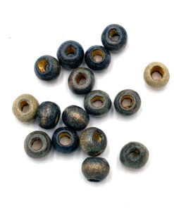 Houten kralen rond 5mm Grey mix (10st)