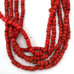 Kokos kralen disc 2-3mm rood