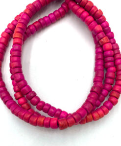 Acryl kralen disc 4-5mm fuchsia
