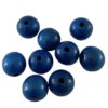 Houten Kralen blue 12mm