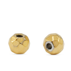 Roestvrij stalen (RVS) stainless steel kraal 6mm Gold