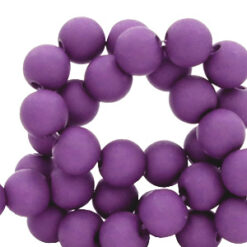8mm acryl kralen Imperial purple