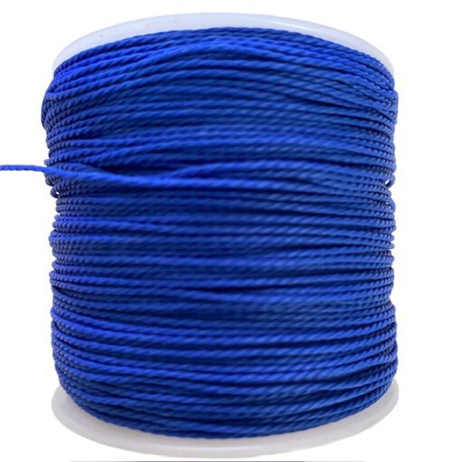 Waxkoord gedraaid 1mm Royal blue