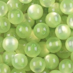 Acryl kralen cateye 8mm Lime groen