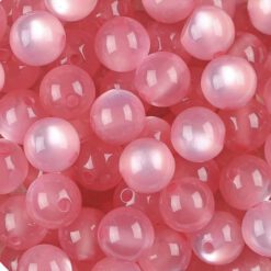 Acryl kralen cateye 8mm Roze