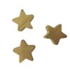Gouden houten sterretjes kralen 15mm