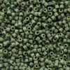Miyuki kralen delica's 11/0 Opaque glazed frosted dark green DB-2291