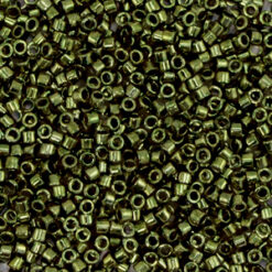 Miyuki kralen delica's 11/0 Metallic olive green DB-11