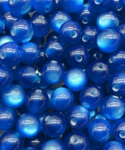 Acryl kralen cateye 8mm blue