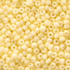 Miyuki rocailles 8/0 - duracoat opaque light lemon ice 4451
