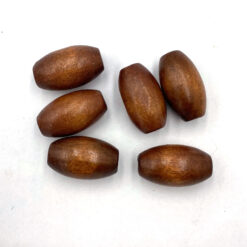 Houten Kralen bruin 20x11mm