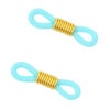 Bril koord eindje Light blue-gold