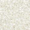 Miyuki rocailles 8/0 Silverlined matte crystal 8-1f
