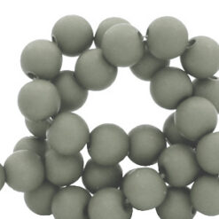 8mm acryl kralen Sage green
