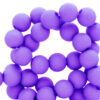 4mm acryl kralen Dark purple