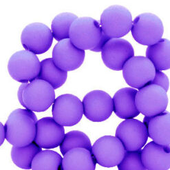 4mm acryl kralen Dark purple