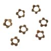 Kralen metaal daisy 5mm Goud (5 stuks)