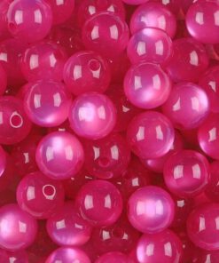 Acryl kralen cateye 8mm roze