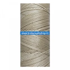 Linhasita Braziliaans polyester waxkoord Sand 0.5mm
