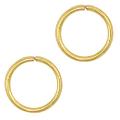 RVS buigring 7mm Goud (1.1mm)