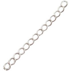 Onderdelen DQ metaal verlengketting Zilver (50cm)