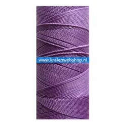Braziliaans polyester waxkoord 1mm Lavendel