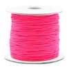 Gekleurd elastisch draad 0.8mm Fluor pink