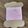 Braziliaans polyester waxkoord Pink Powder 0.5mm