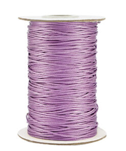 Macramé draad gevlochten 1mm Sheer lilac
