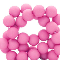 4mm acryl kralen hot pink