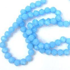 Top Facet kralen 6mm disc Aqua