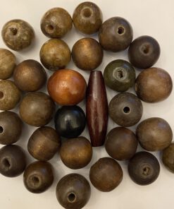 Houten Kralen mix 16-20mm (28 stuks)