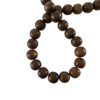 Houten Kralen bruin nature 12mm
