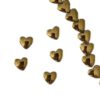 Hematite kralen hart Gold